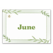 Maanden in het Japans (Flash Kaarten) Kaart (Achterkant)