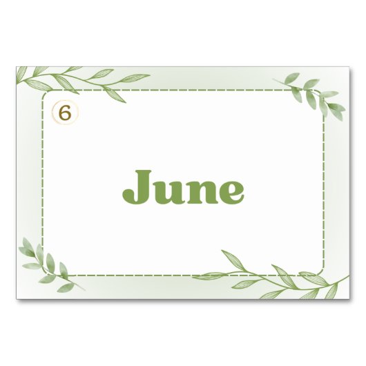 Maanden in het Japans (Flash Kaarten) Kaart (Achterkant)