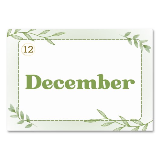 Maanden in het Japans (Flash Kaarten) Kaart (Achterkant)