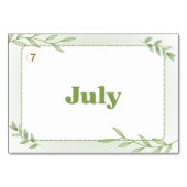 Maanden in het Japans (Flash Kaarten) Kaart (Achterkant)