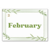 Maanden in het Japans (Flash Kaarten) Kaart (Achterkant)