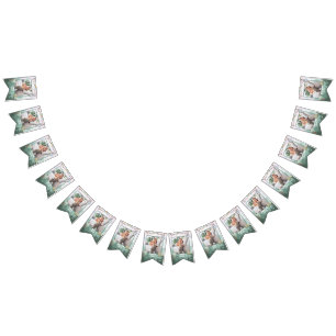 Maandfoto van One Happy Camper Birthday Vlaggetjes