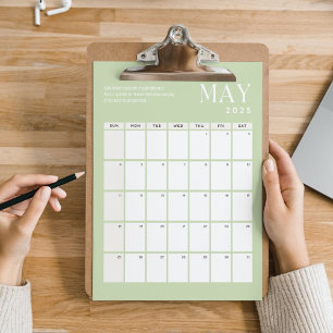 Maandkalender 2025   mei poster