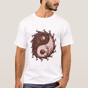 Maanevenwicht – Yin Yang van het eeuwige licht. T-shirt