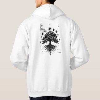 Maanfase Boom Gothische Hemelse Hoodie