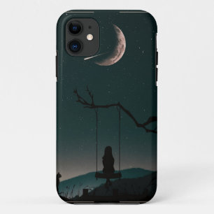 Maanfasen Hemelse Kosmische Telefoonhoes iPhone 11 Hoesje