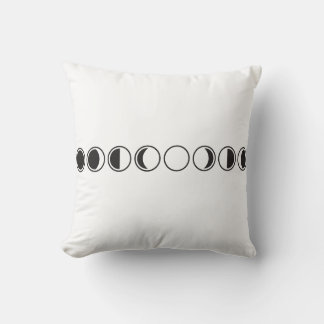 Maanfasen Minimalistische Lijnkunst Kussen