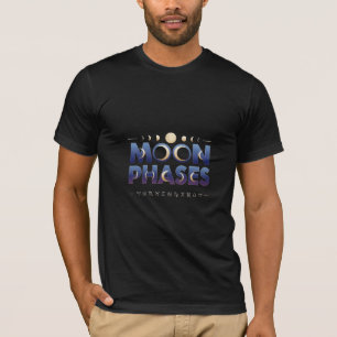 Maanfasen Zodiac Astrologie Kunst T-shirt