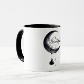 maangebonden inkt mok (Voorkant links)