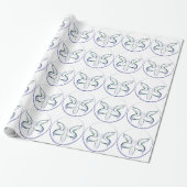 maangodin wiccan wican witchcraft pagan cadeaupapier (Uitgerold)