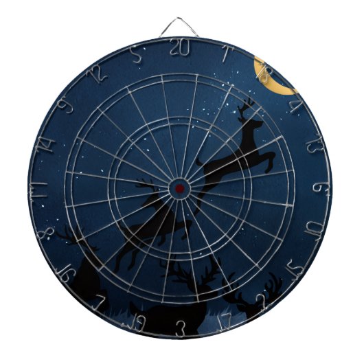 maanhert dartbord (Voorkant)