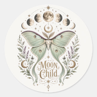 maankind ronde sticker