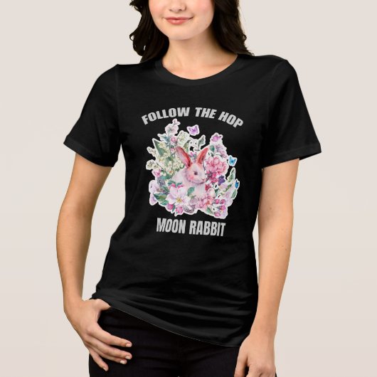 Maankonijn Tri-Blend Shirt (Voorkant)
