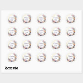 Maankrans Ronde Sticker (Vel)