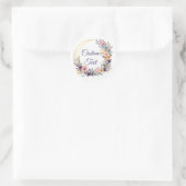 Maankrans Ronde Sticker (Tas)