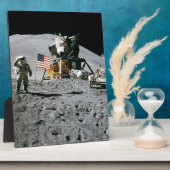 maanlanding apollo 15 longmodule nasa 1971 fotoplaat (Zijkant)