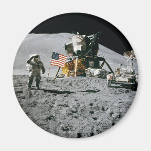 maanlanding apollo 15 longmodule nasa 1971 magneet