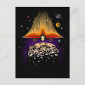 Maanlanding Briefkaart (Voorkant)