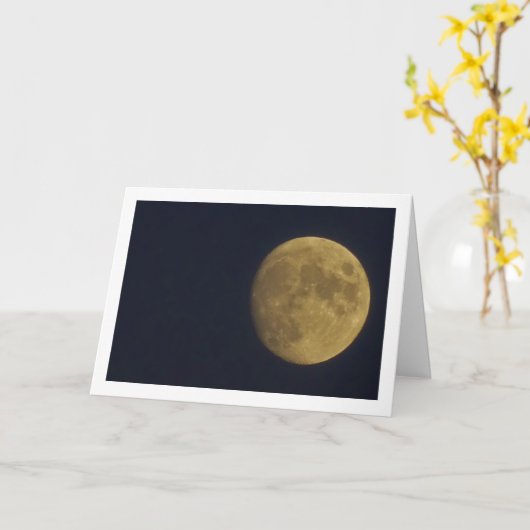 Maanlandschap van de Aarde Kaart (Gele Bloem)