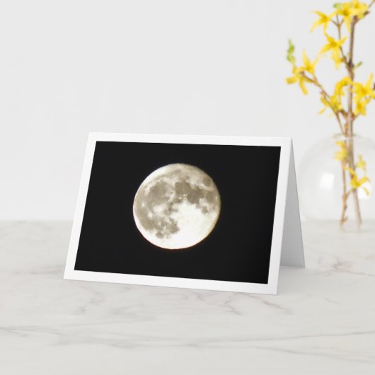 Maanlandschap van de Aarde Kaart (Gele Bloem)