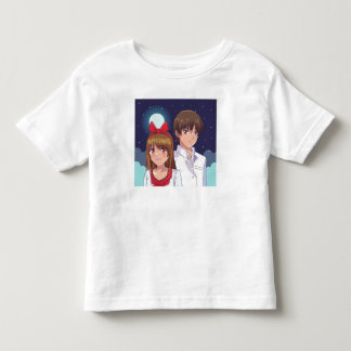 Maanlicht Anime Duo Illustratie Kinder Shirts