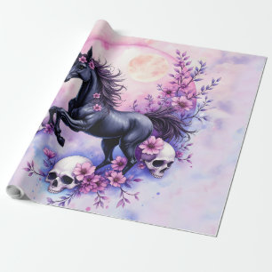 Maanlicht Eenhoorn Tussen Vergeten Rozen, Cadeaupapier