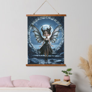 Maanlicht Kleine Schaduw, het Schattige Gotische F Hangend Wandkleed