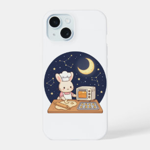 Maanlicht KonijnenBakkerij iPhone 15 Hoesje