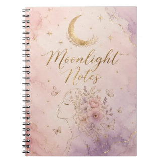 maanlicht notities esthetisch hemels magisch dagbo notitieboek