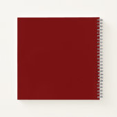 Maanlicht Rood Notitieboek (Achterkant)