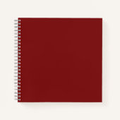 Maanlicht Rood Notitieboek (Voorkant)