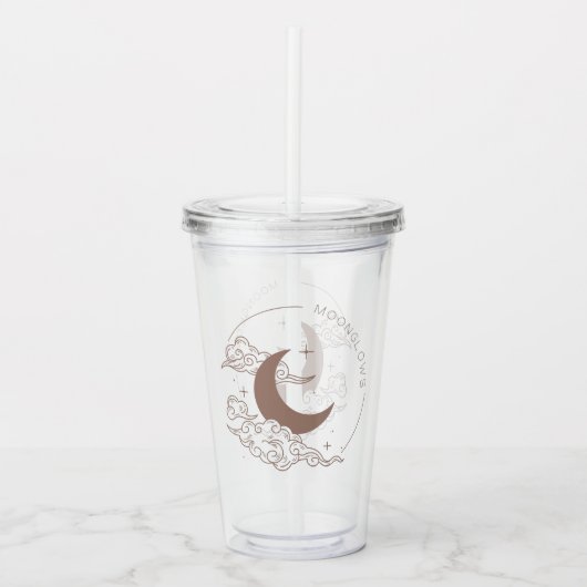 Maanlichts Acryl Drinkbeker (Voorkant)