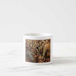 Maanlichtstokers maken witte bliksem whisky drank espresso kop