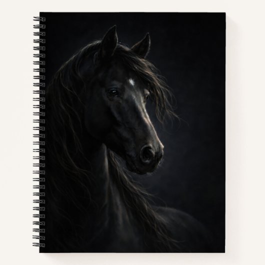 Maanloze hemel | Paardenkunst | Notitieboek (Voorkant)