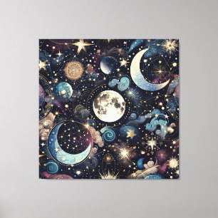maanmagie canvas afdruk