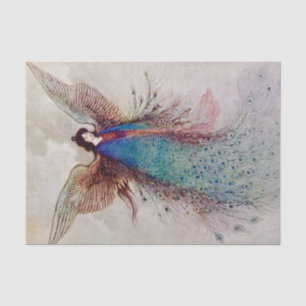 “Maanmeisje” sprookjeskunst door Warwick Goble Tissuepapier