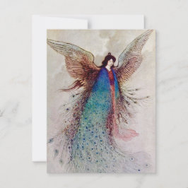 “Maanmeisje” sprookjeskunst van Warwick Goble Briefkaart