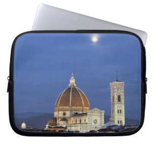 Maanopkomst en kathedraal van Florence, Basilica d Laptop Sleeve