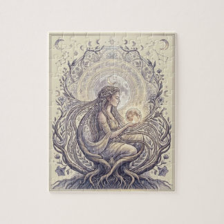 Maanpriesteres Godin Legpuzzel