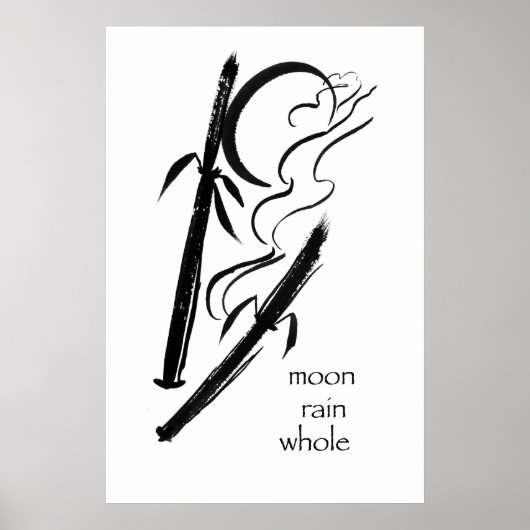 maanregen poster (Voorkant)