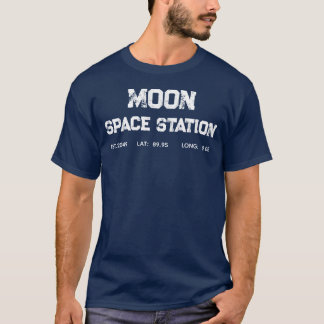 Maanruimte Station Vintage Logo T-shirt