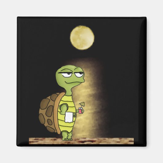 maanschildpad magneet (Voorkant)
