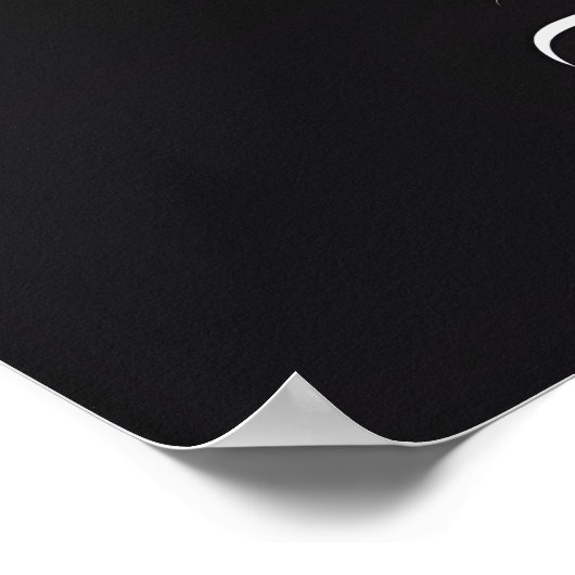 Maansrode witte wolf poster (Hoek)