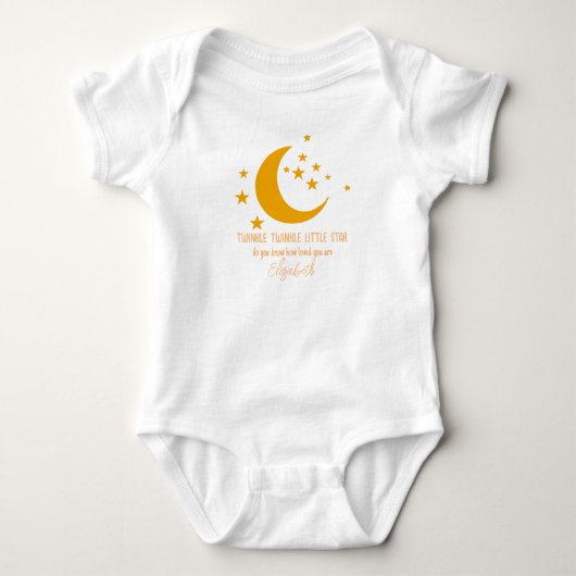 Maansterren baby Bodysuit (Voorkant)