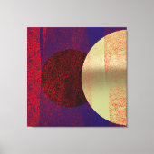 Maansverduistering - Abstract Canvas Afdruk (Voorkant)