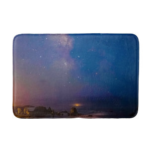 Maanverduistering & Melkweg Bandon Beach, Oregon Badmat