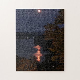Maanverlicht waterpuzzel legpuzzel