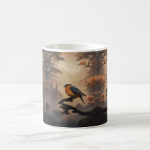 Maanverlichte baars: een solitaire vogel in scheme