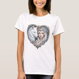 Maanverlichte Bewaker van het Eeuwige Hart. T-shirt