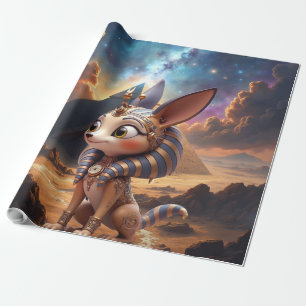 Maanverlichte Bewaker van het Oude Zand. Cadeaupapier